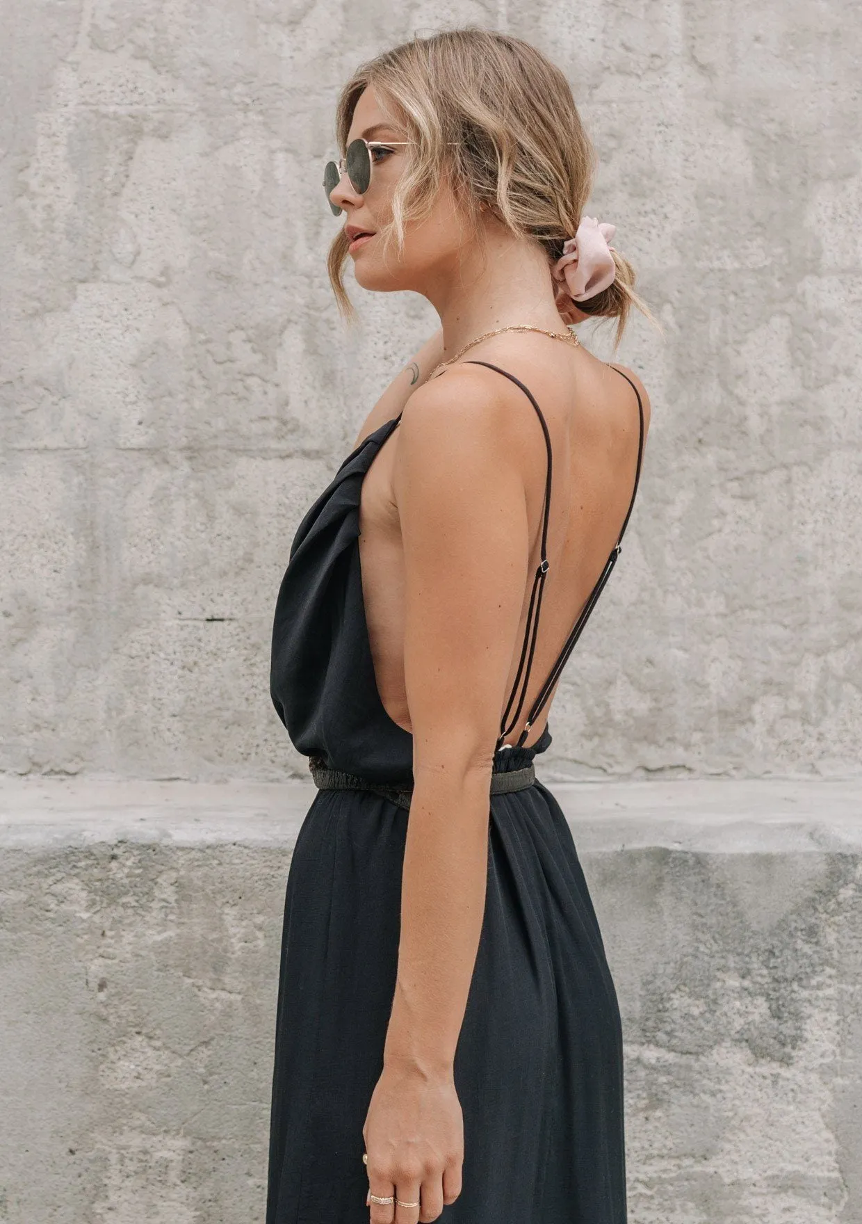 Dream A Little Dream Backless Maxi Dress sold by lovestitch product image thumbnail 3