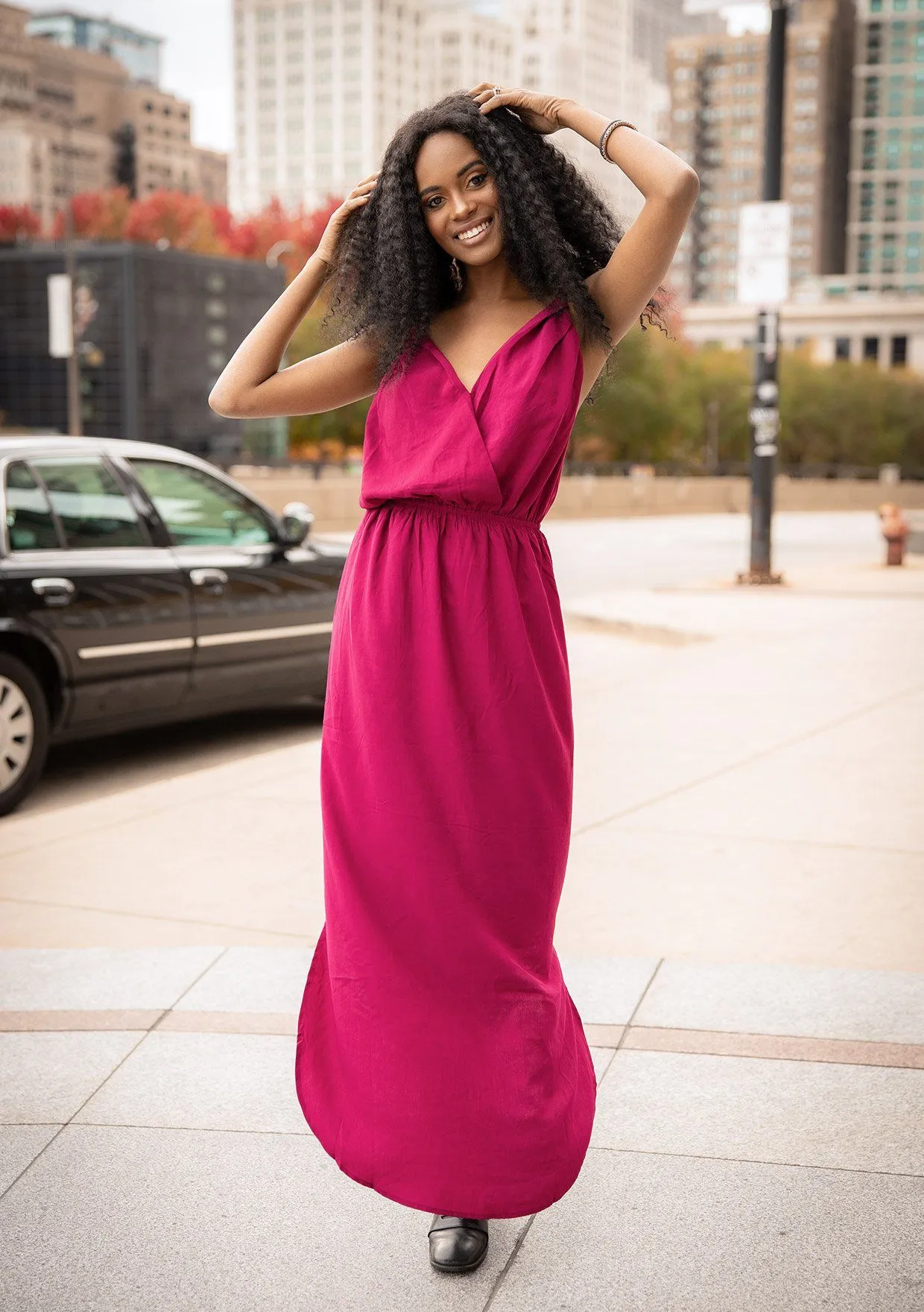 Dream A Little Dream Backless Maxi Dress sold by lovestitch product image thumbnail 5