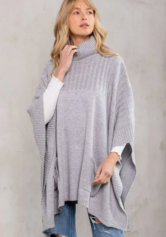 Sun Valley Knit Sweater Poncho sold by lovestitch