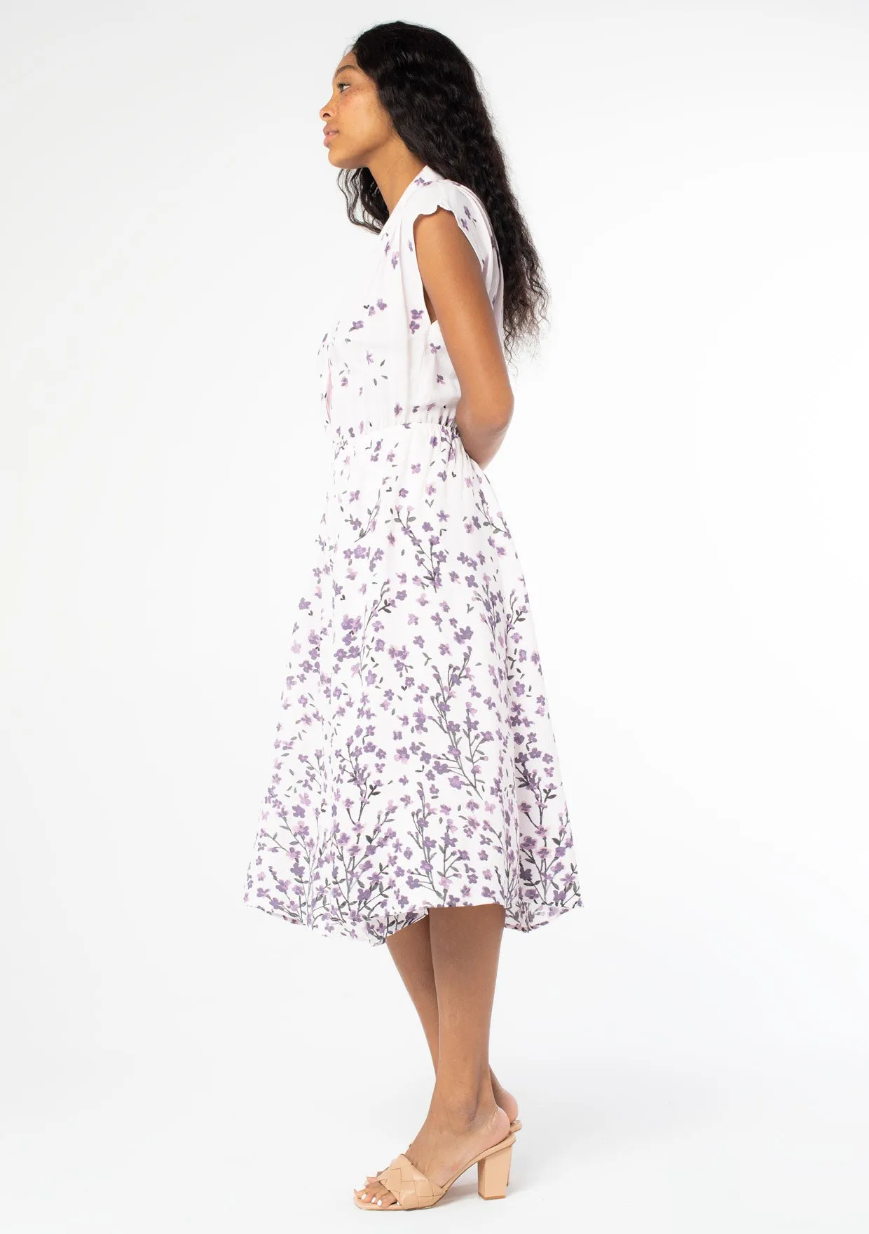 Pretty Posy Midi Dress sold by lovestitch product image thumbnail 3
