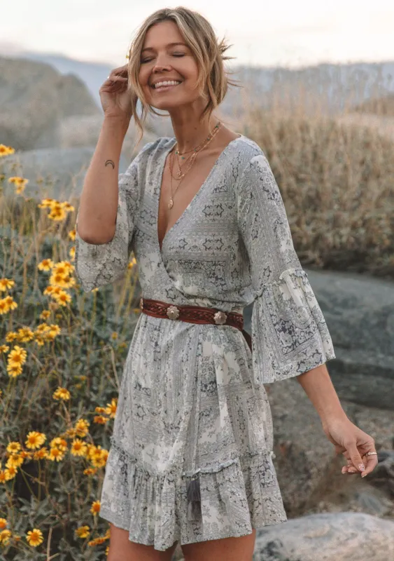 In The Details Paisley Mini Dress sold by lovestitch