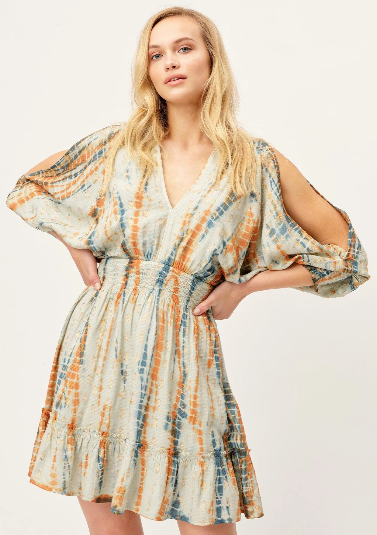 Mermaid Tie-Dye Mini Dress sold by lovestitch product image thumbnail 4