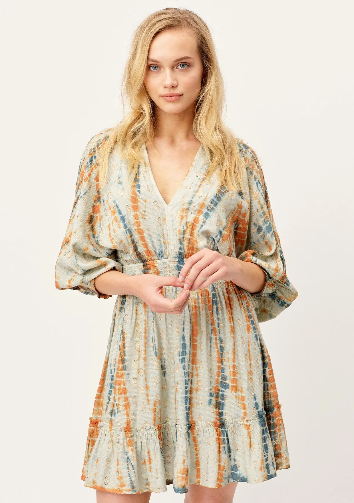 Mermaid Tie-Dye Mini Dress sold by lovestitch