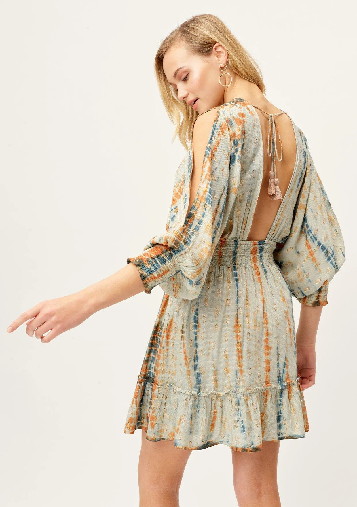 Mermaid Tie-Dye Mini Dress sold by lovestitch product image thumbnail 2