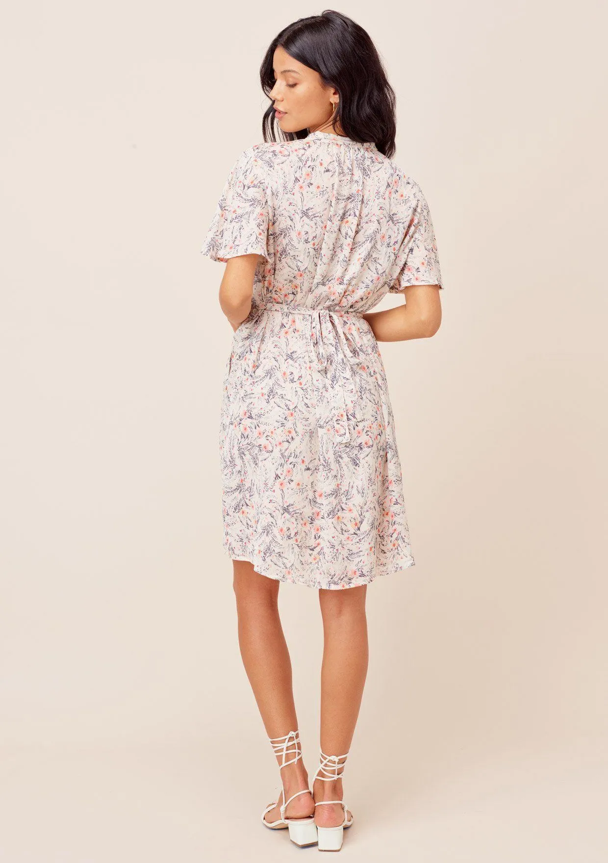 Perla Floral Mini Dress sold by lovestitch product image thumbnail 3