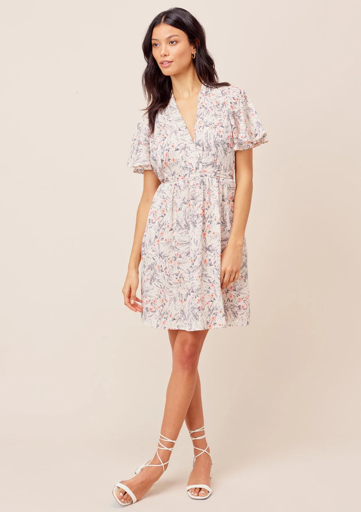 Perla Floral Mini Dress sold by lovestitch product image thumbnail 2
