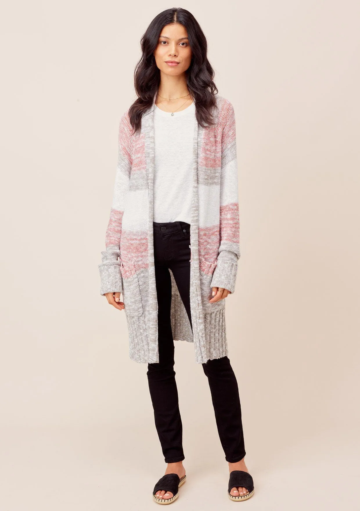 Edie Striped Knit Cardigan sold by lovestitch