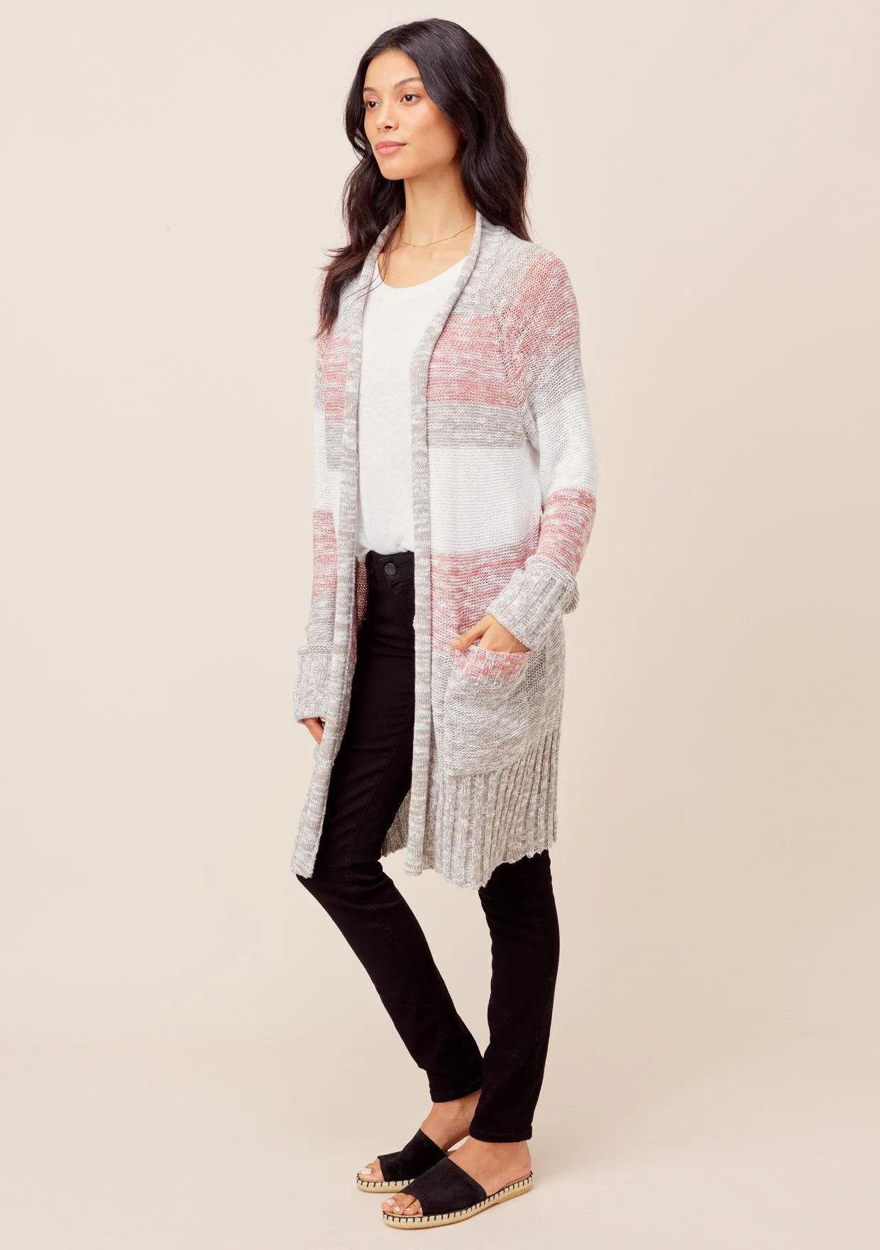 Edie Striped Knit Cardigan sold by lovestitch product image thumbnail 2