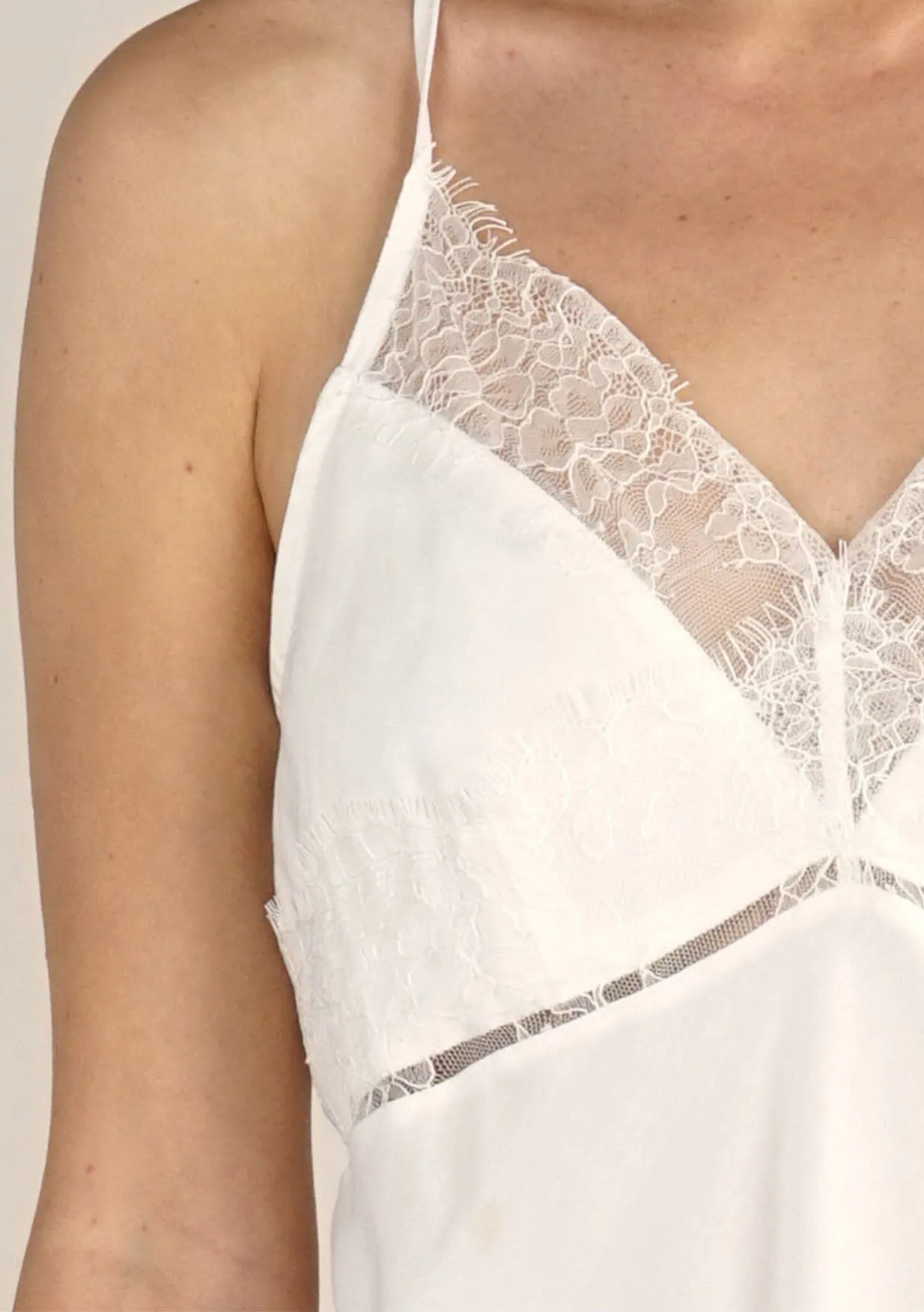 Meri Lace Trim Cami sold by lovestitch product image thumbnail 3