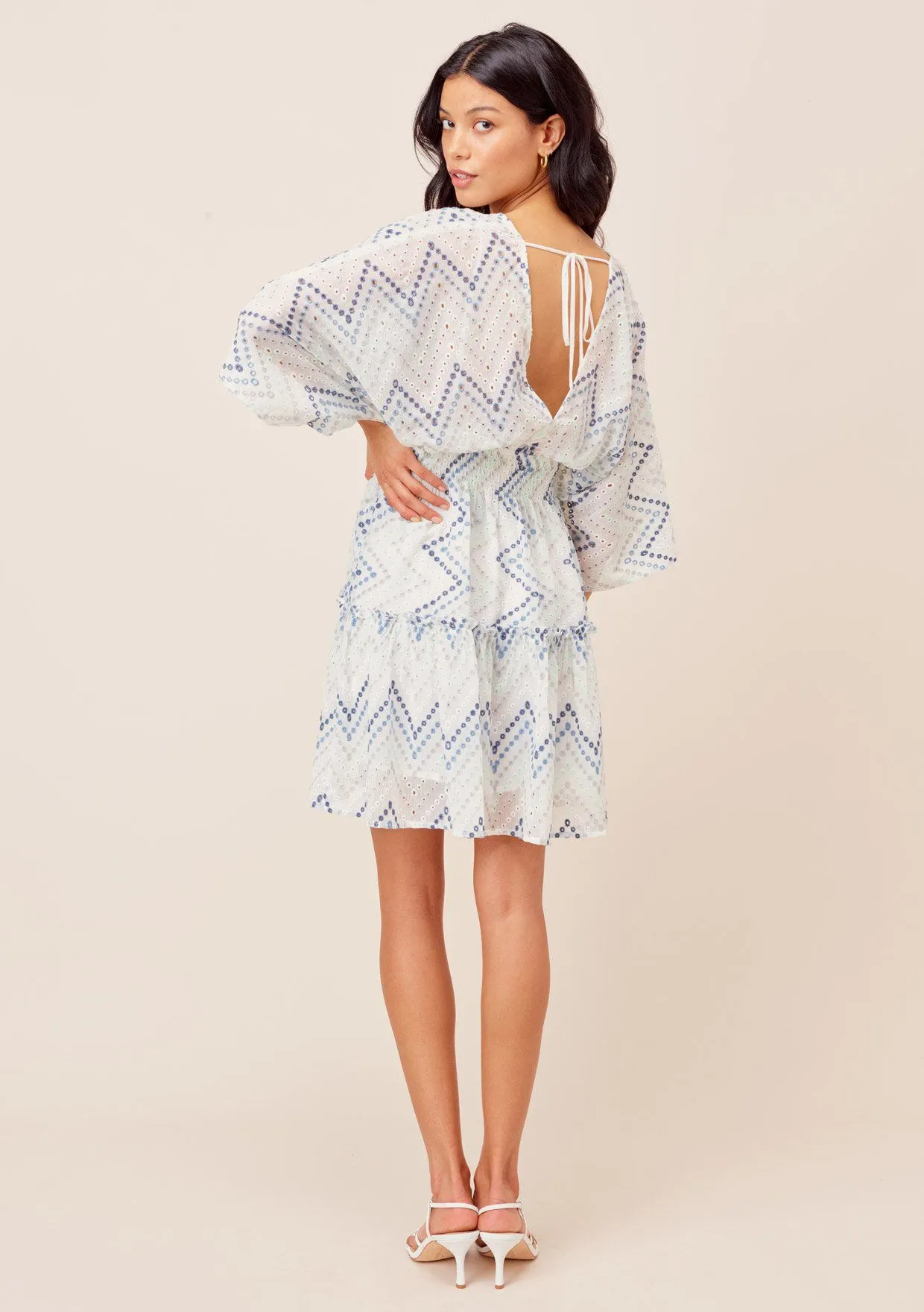 Nina Chevron Stripe Mini Dress sold by lovestitch