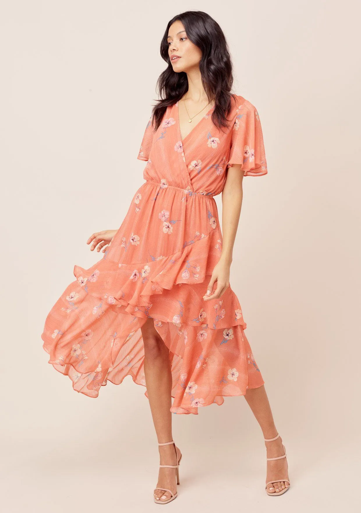 Miriam Floral Ruffled Dress sold by lovestitch product image thumbnail 2
