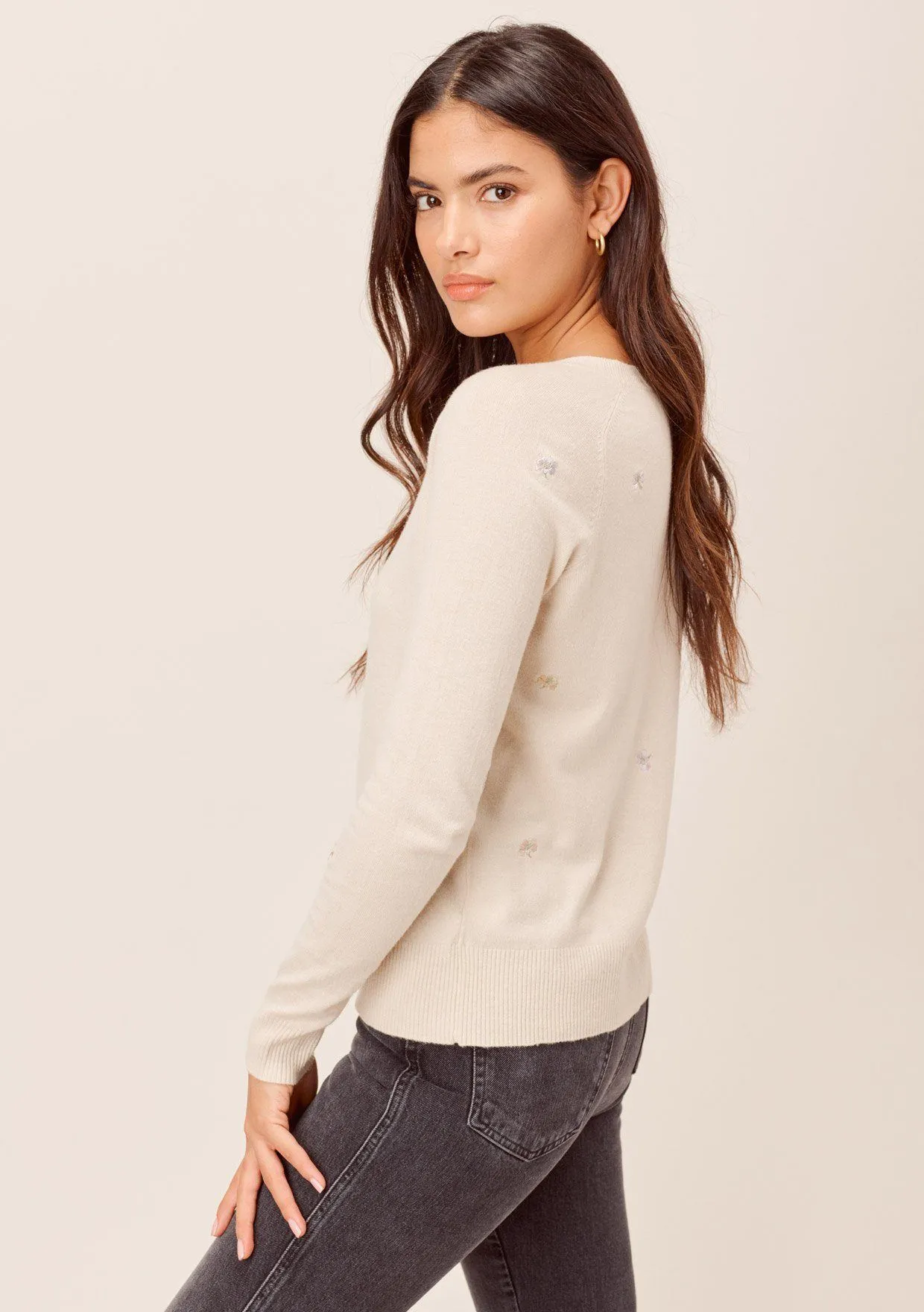 Dell Embroidered Flowers Sweater sold by lovestitch product image thumbnail 2