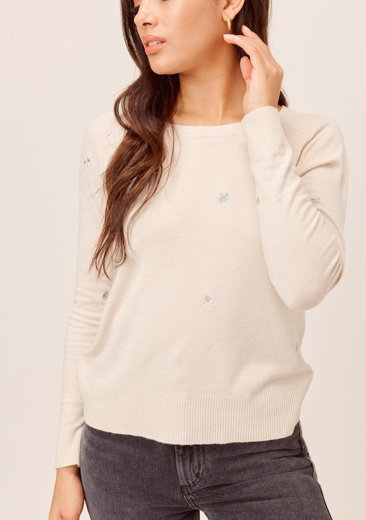 Dell Embroidered Flowers Sweater sold by lovestitch product image thumbnail 5