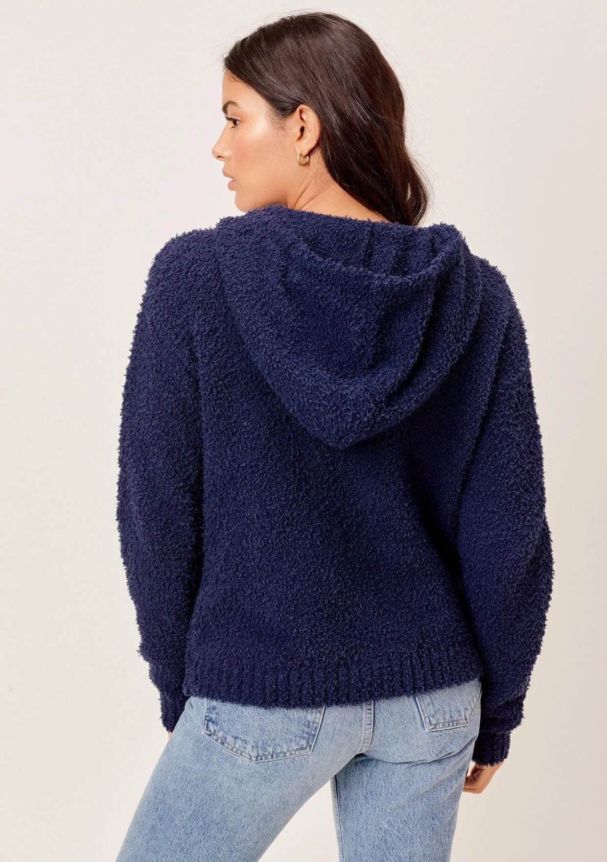 Ella Fuzzy Zip Up Hoodie sold by lovestitch product image thumbnail 2