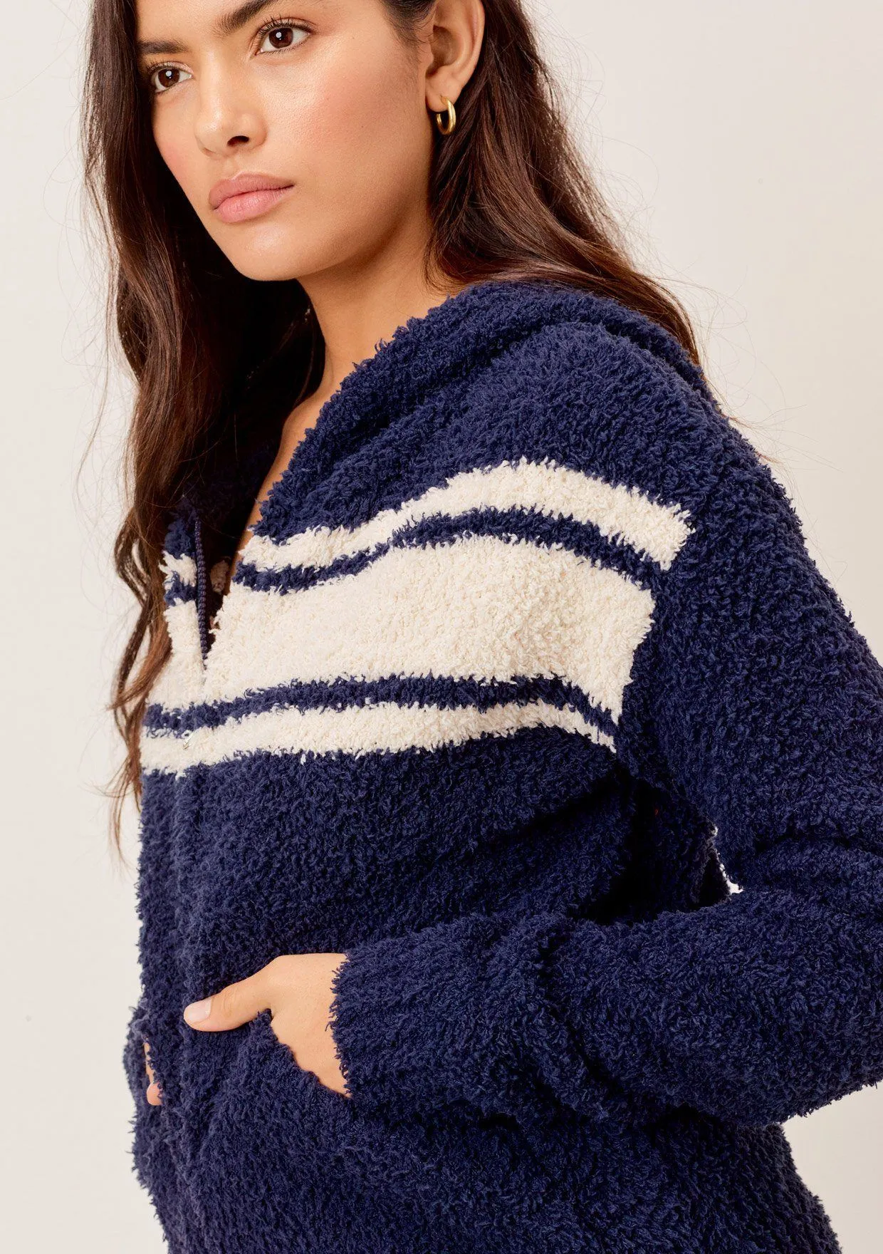 Ella Fuzzy Zip Up Hoodie sold by lovestitch product image thumbnail 4