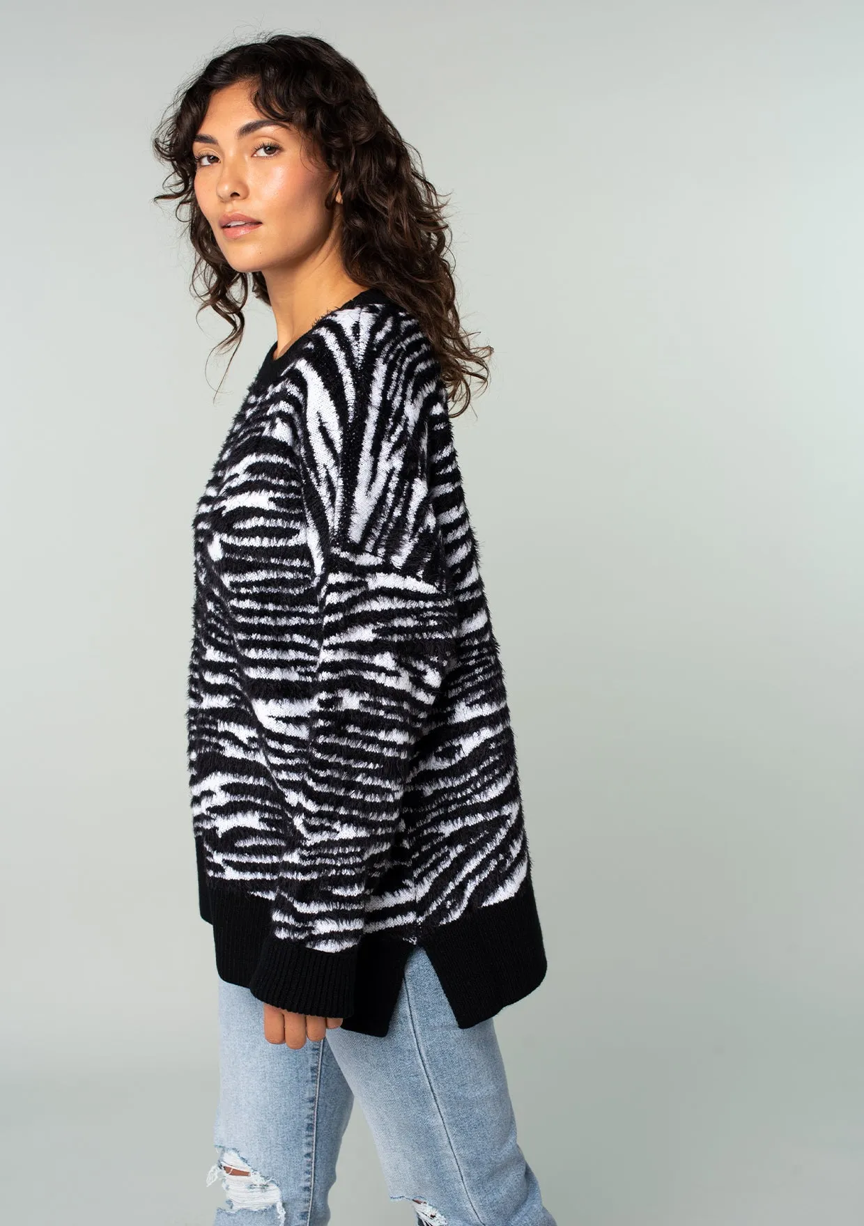 Vera Snow Zebra Sweater sold by lovestitch product image thumbnail 3