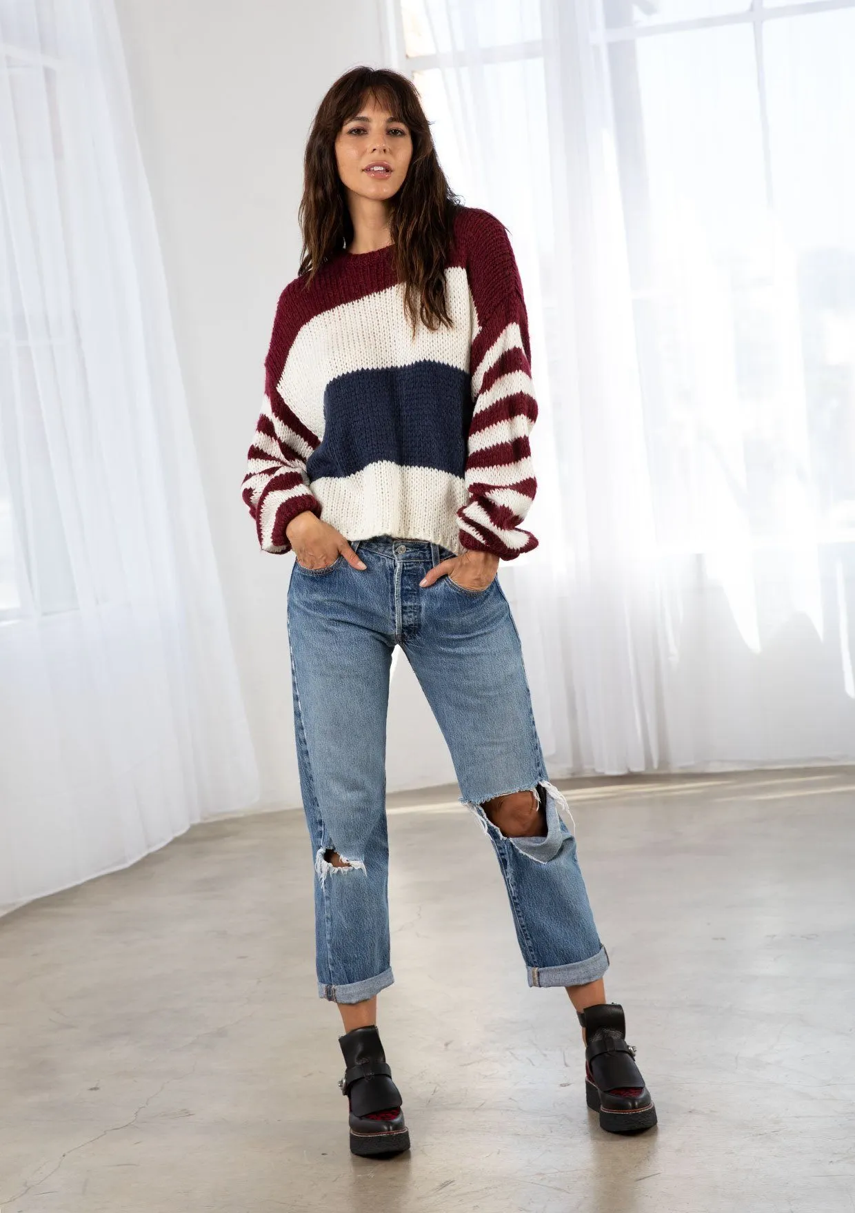 Cass Striped Sweater sold by lovestitch product image thumbnail 3