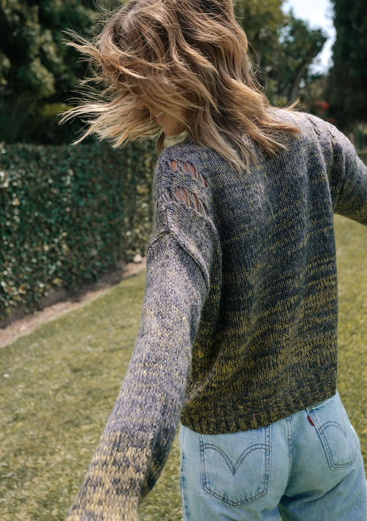 Gracie Space Dye Sweater sold by lovestitch product image thumbnail 3