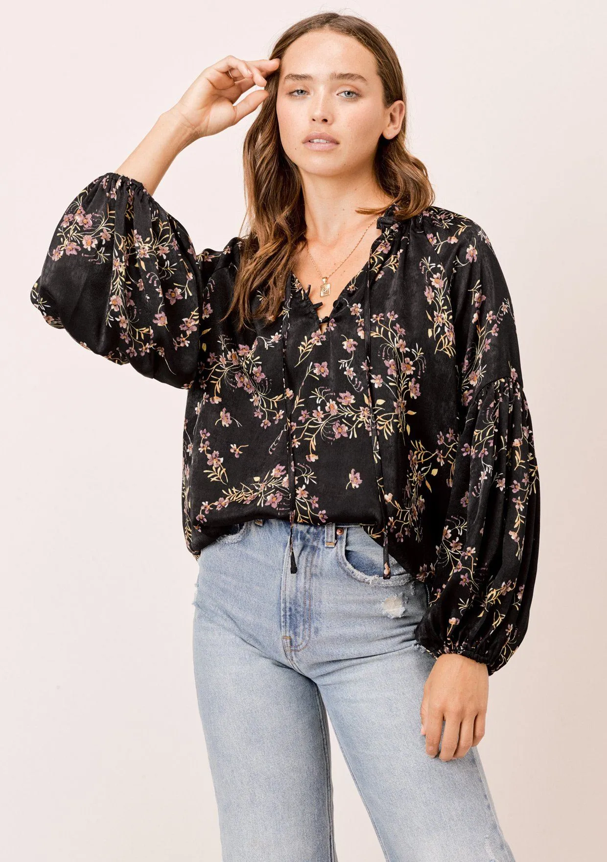 Rocio Floral Blouse sold by lovestitch product image thumbnail 4