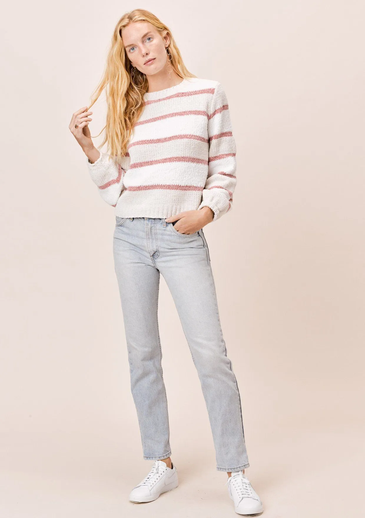 Leni Striped Chenille Sweater sold by lovestitch product image thumbnail 2