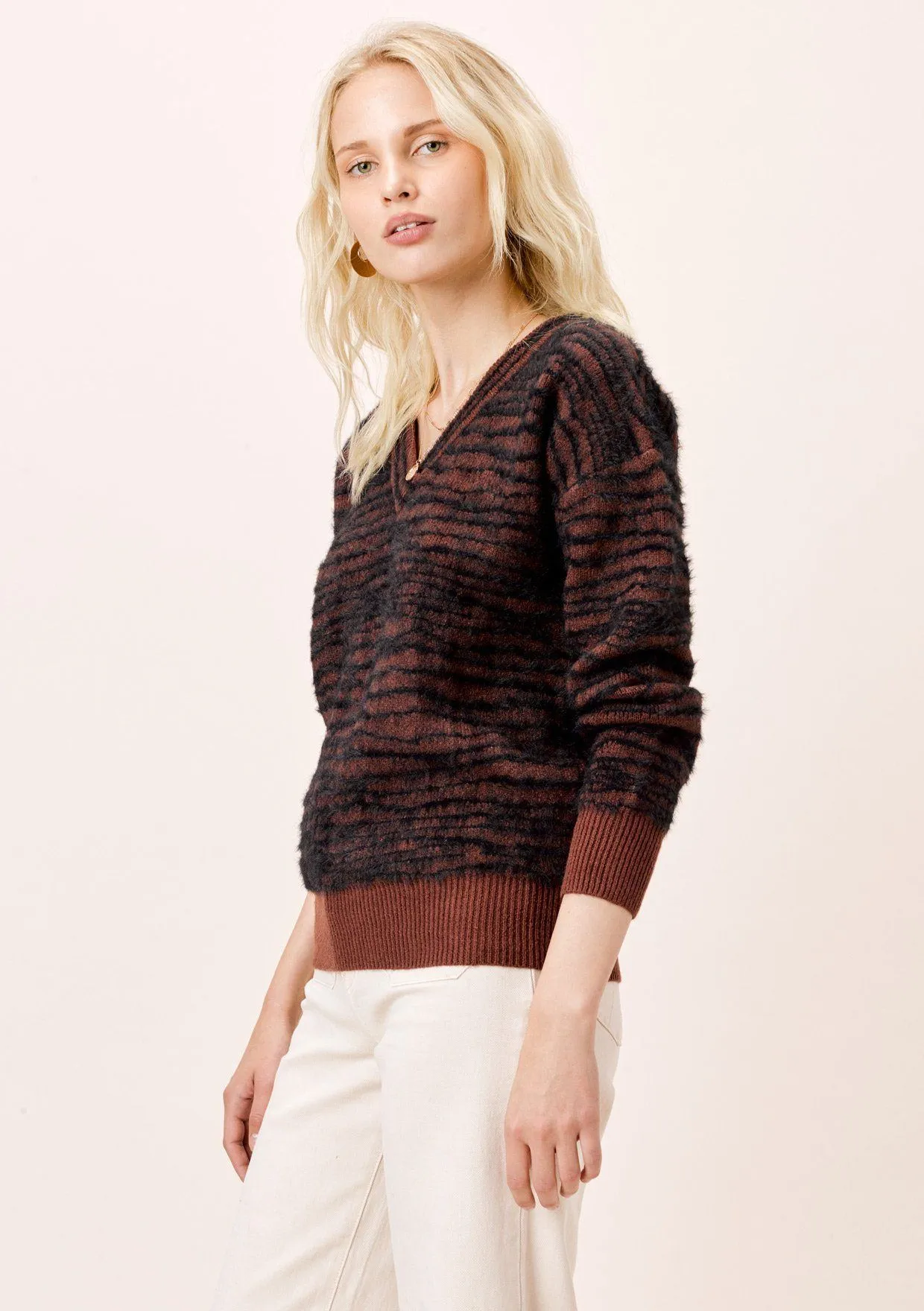 Cher Zebra Stripe Pullover sold by lovestitch product image thumbnail 3