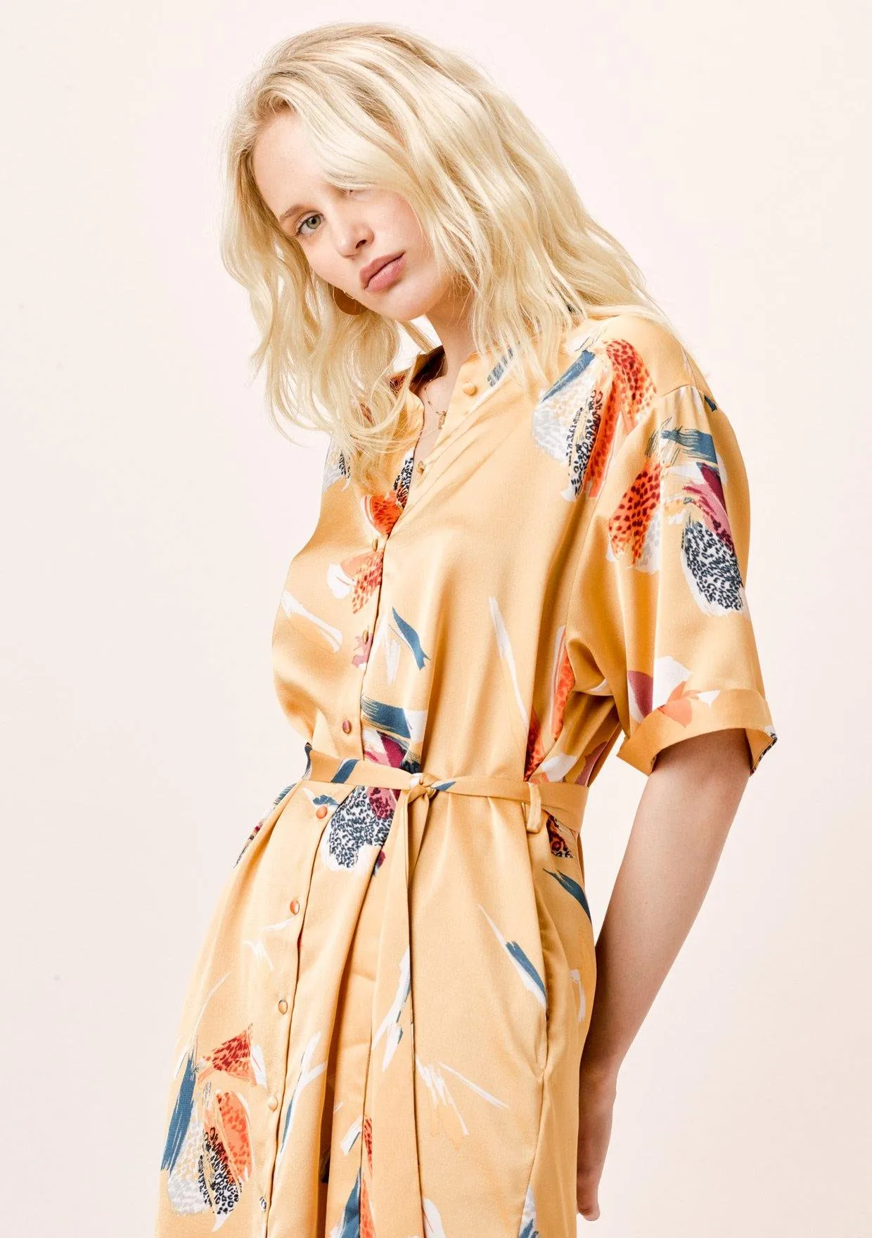 Arina Belted Shirt Dress sold by lovestitch product image thumbnail 3