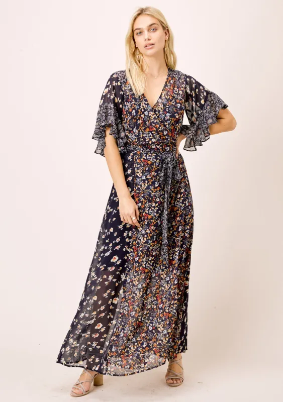 Priscilla Floral Wrap Dress sold by lovestitch