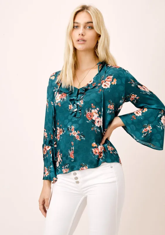 Thea Floral Blouse made by lovestitch