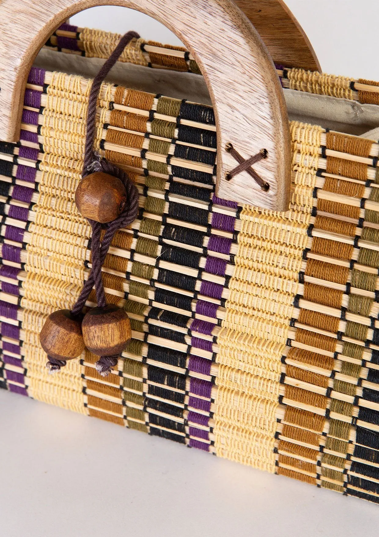 Ojai Bamboo Baguette Bag sold by lovestitch product image thumbnail 4