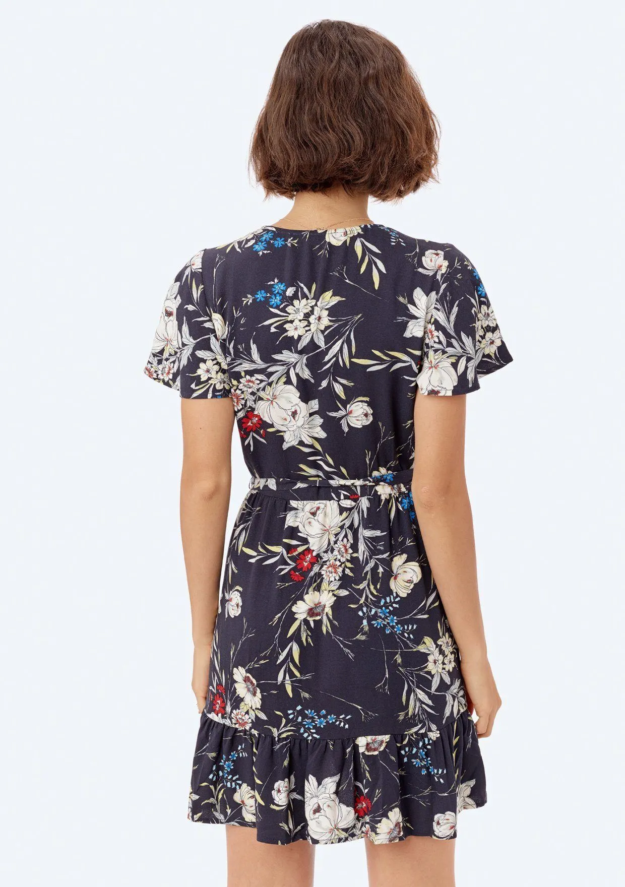 Ceren Floral Wrap Dress sold by lovestitch product image thumbnail 2