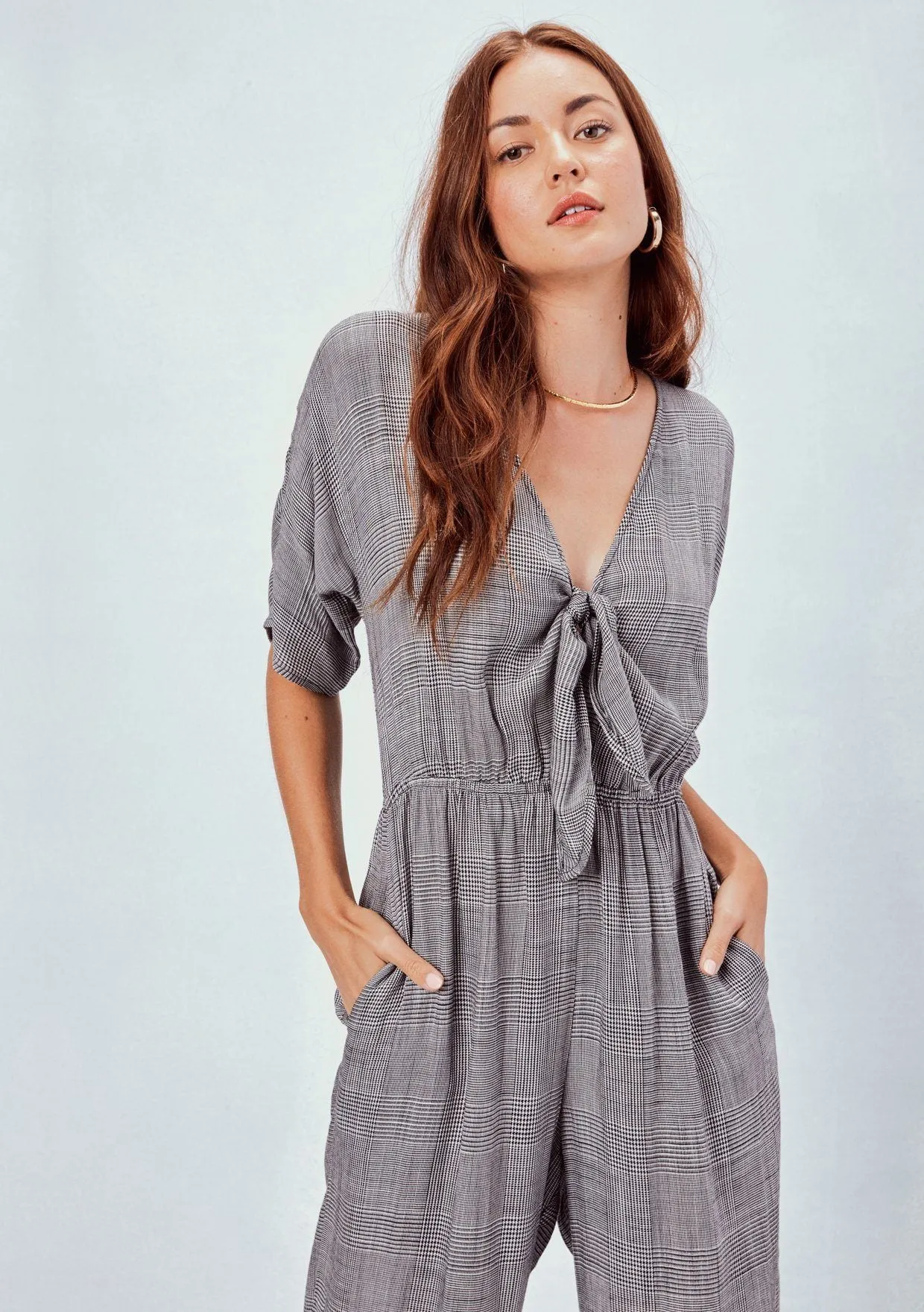 Marcela Plaid Jumpsuit sold by lovestitch product image thumbnail 4