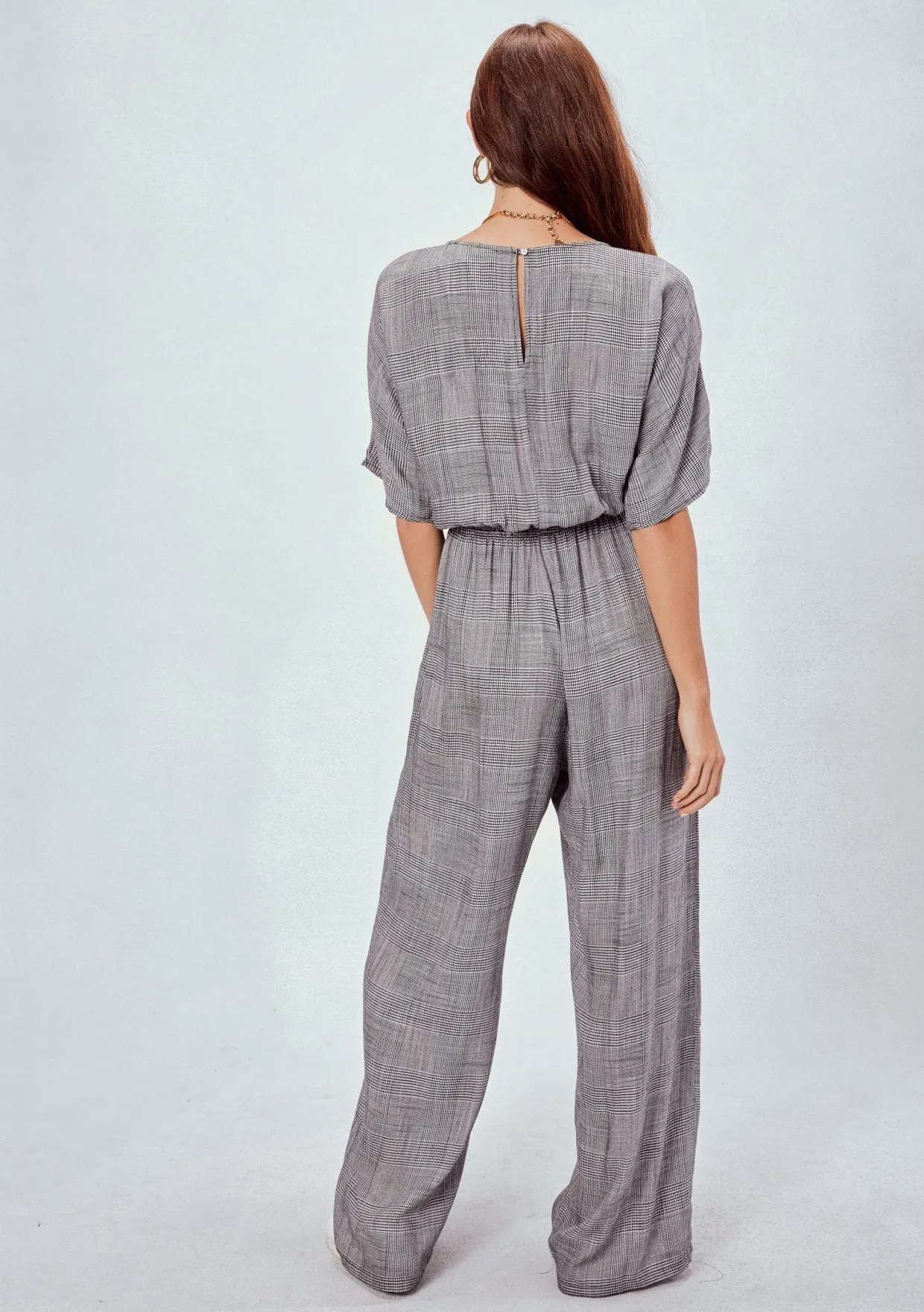 Marcela Plaid Jumpsuit sold by lovestitch product image thumbnail 2