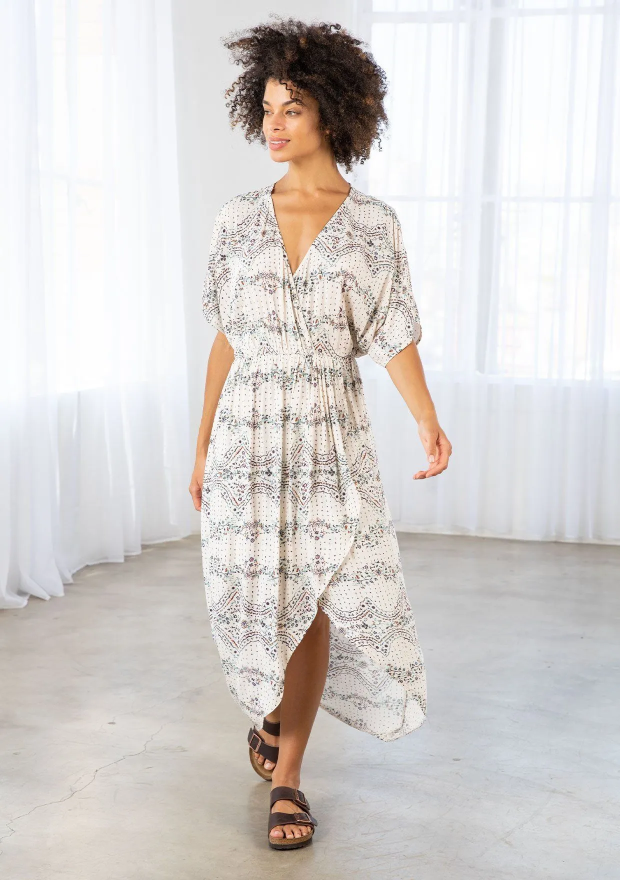 Acacia Floral Midi Dress sold by lovestitch