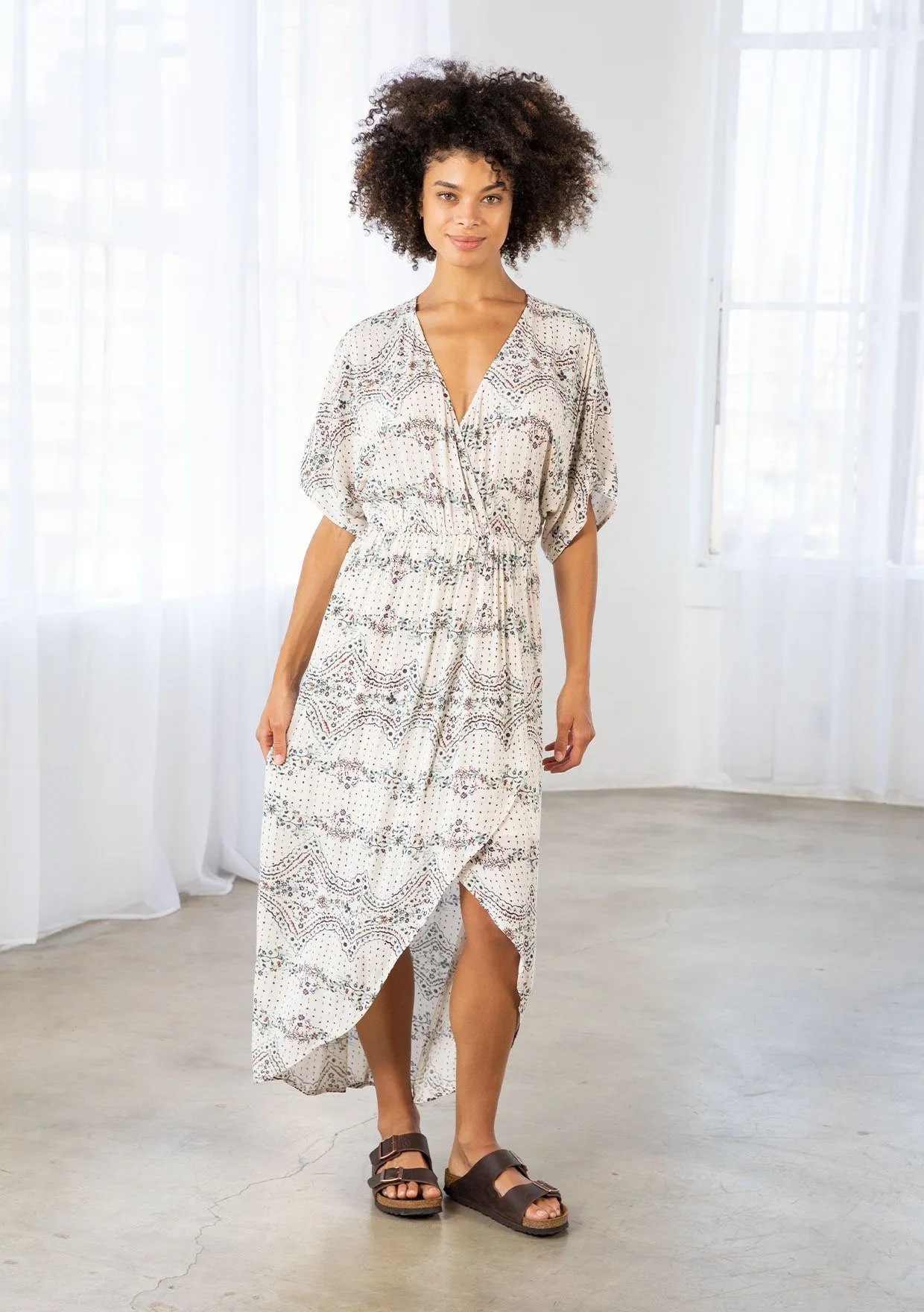 Acacia Floral Midi Dress sold by lovestitch product image thumbnail 4