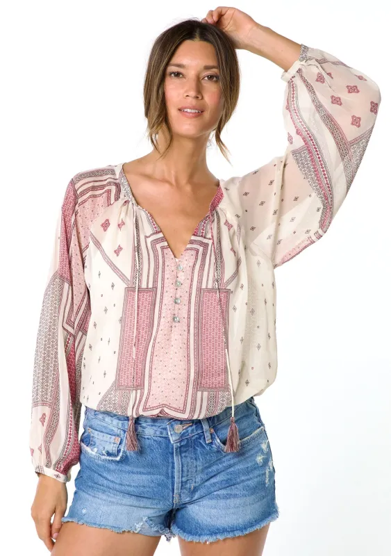 Elena Chiffon Blouse sold by lovestitch