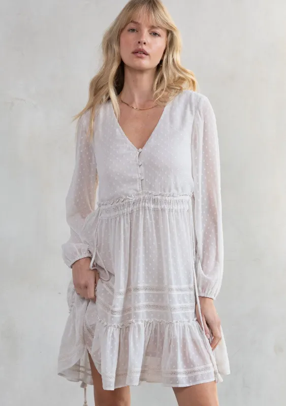 Astrid Chiffon Mini Dress sold by lovestitch