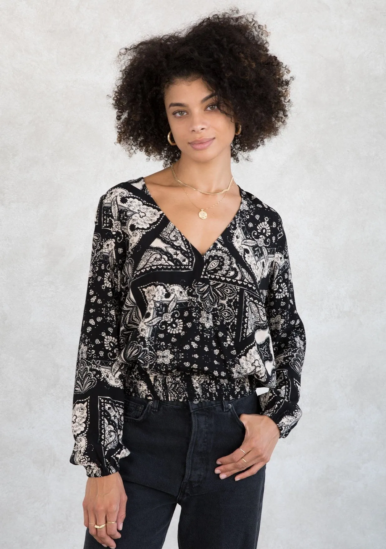 Ronan Surplice Top sold by lovestitch product image thumbnail 2