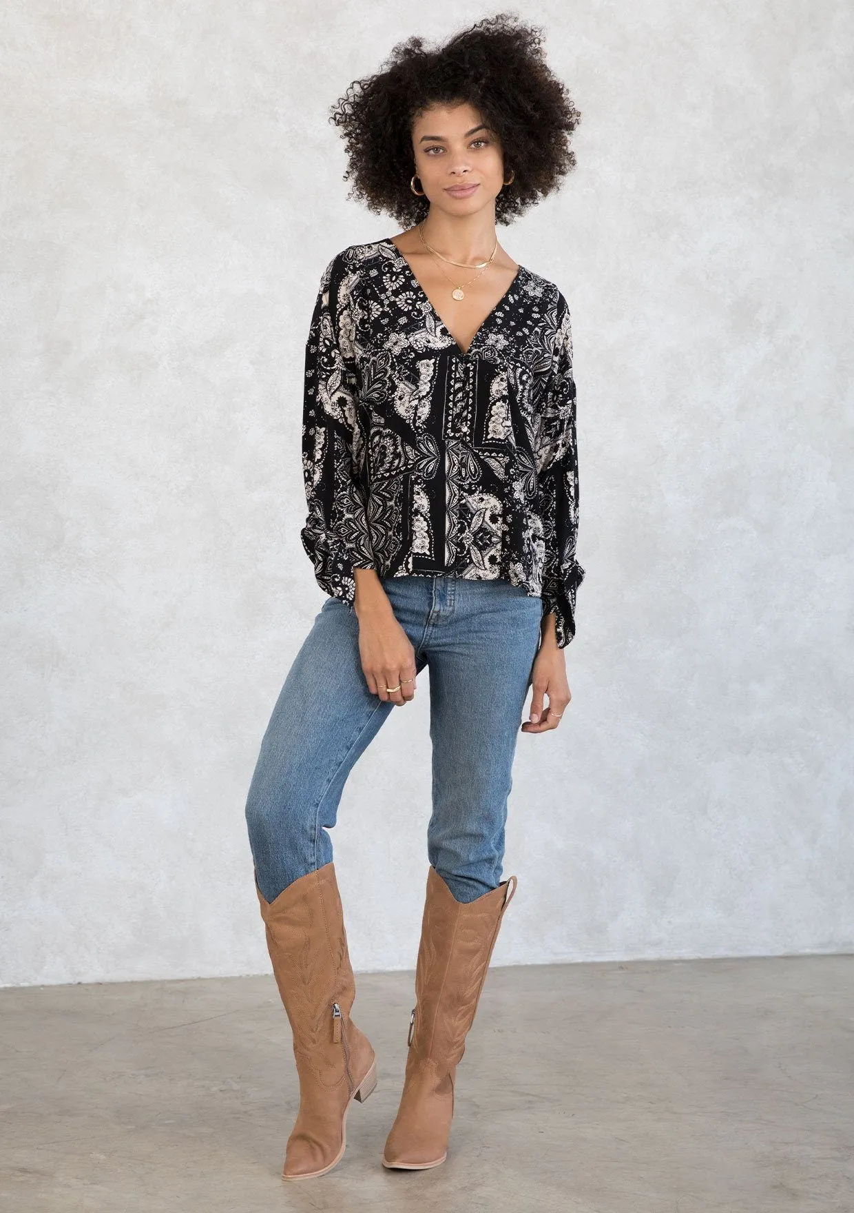 Simone Button Up Top sold by lovestitch product image thumbnail 4