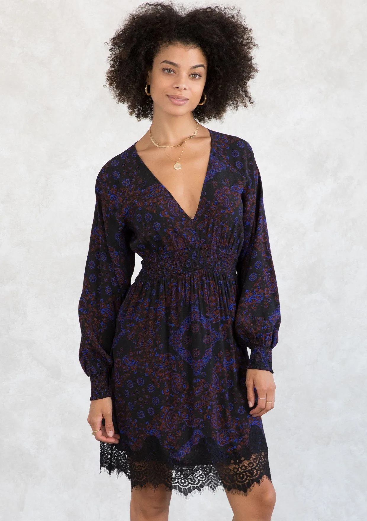 Onyx Lace Mini Dress sold by lovestitch