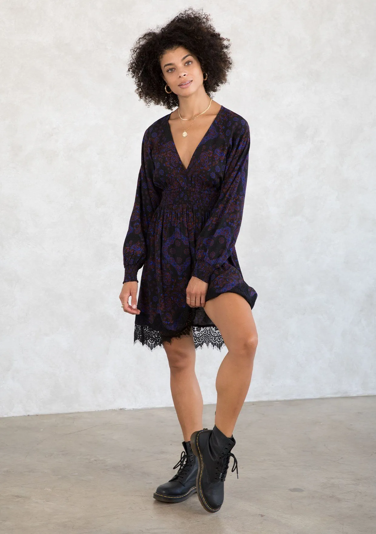 Onyx Lace Mini Dress sold by lovestitch product image thumbnail 5