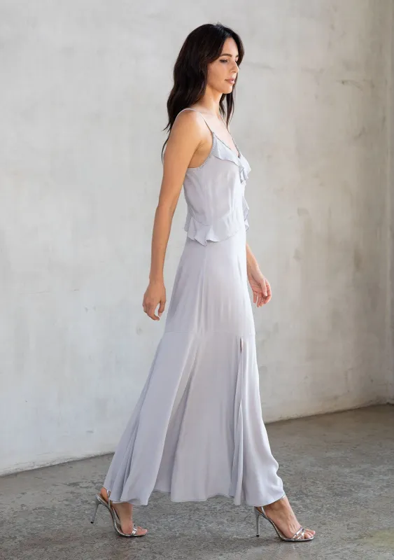Petra Ruffle Maxi Dress sold by lovestitch