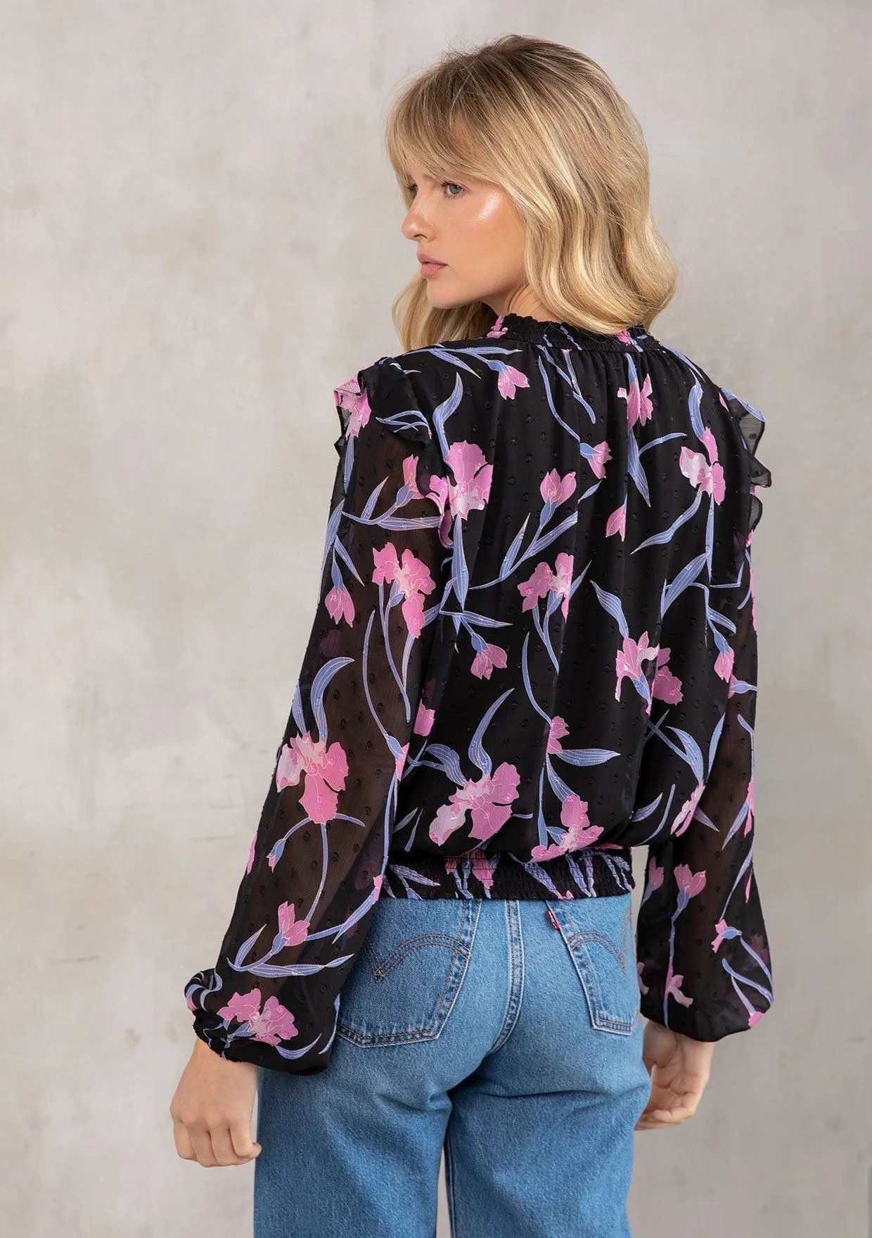 Sweet Nothings Floral Chiffon Top sold by lovestitch product image thumbnail 2