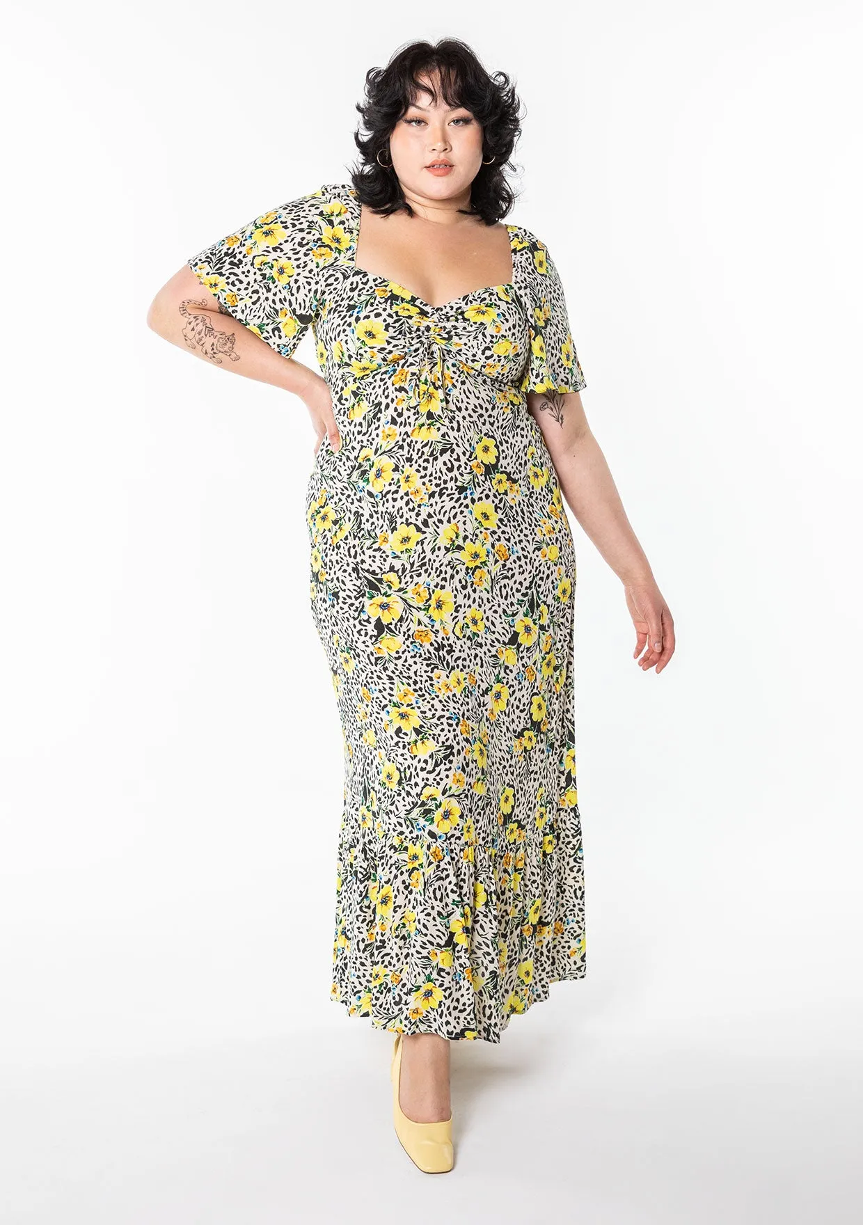 Tuscan Floral Maxi Dress sold by lovestitch product image thumbnail 5