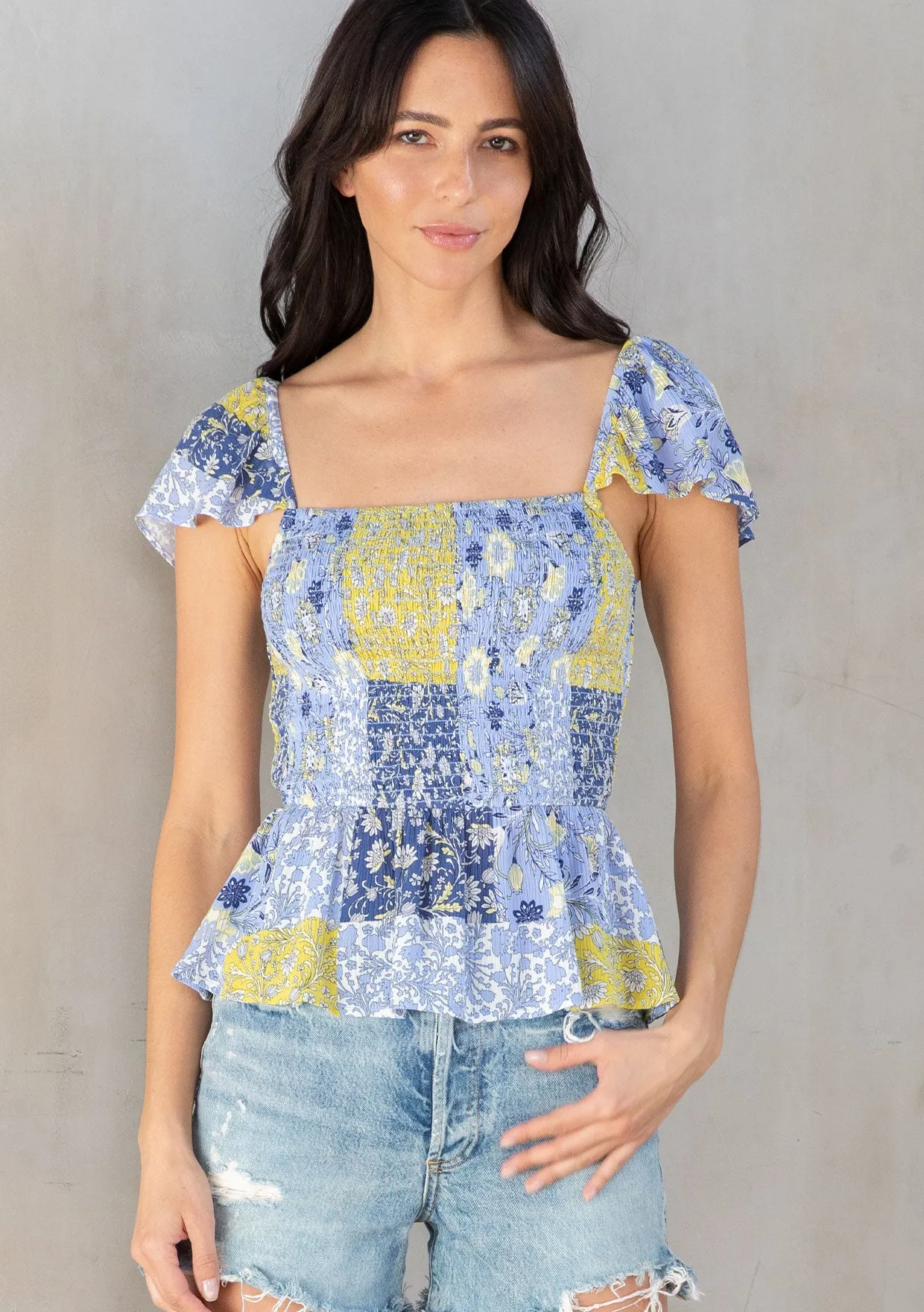 Johanna Smocked Top sold by lovestitch product image thumbnail 2