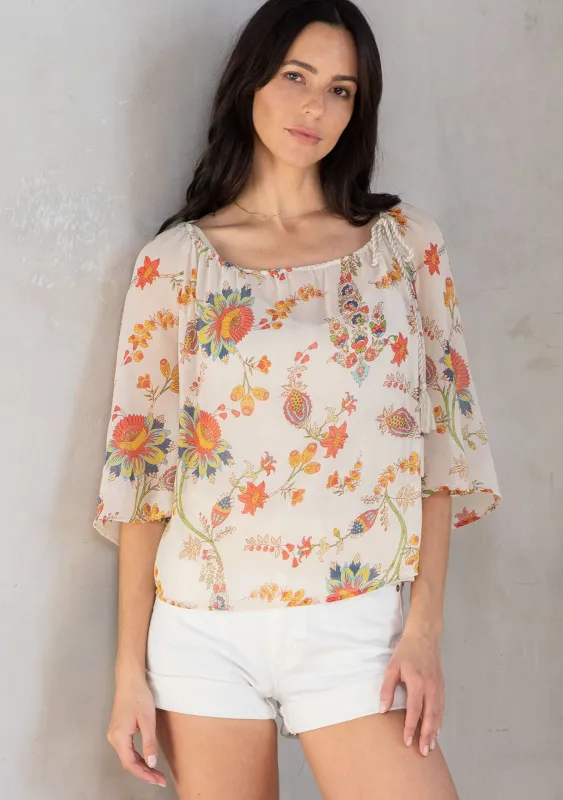 Verbena Chiffon Top sold by lovestitch