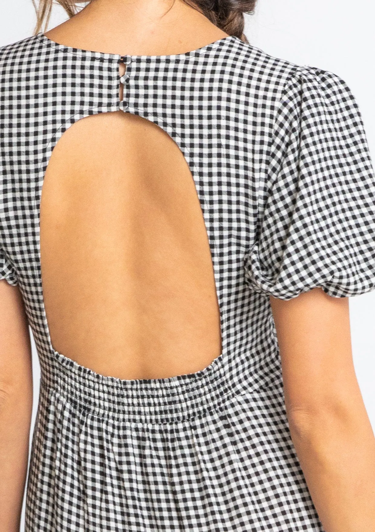 Lexi Gingham Midi Dress sold by lovestitch product image thumbnail 5