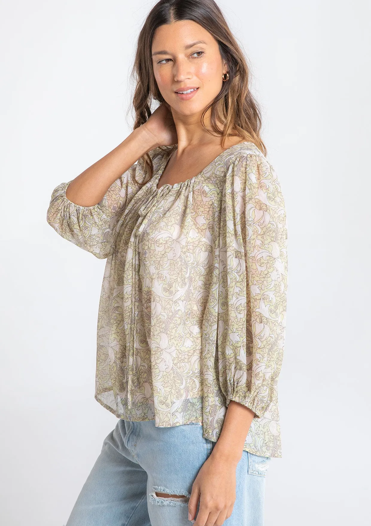 Sabina Sheer Blouse sold by lovestitch product image thumbnail 3