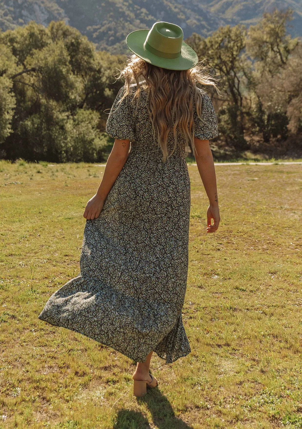 Misha Puff Sleeve Maxi Dress sold by lovestitch product image thumbnail 2