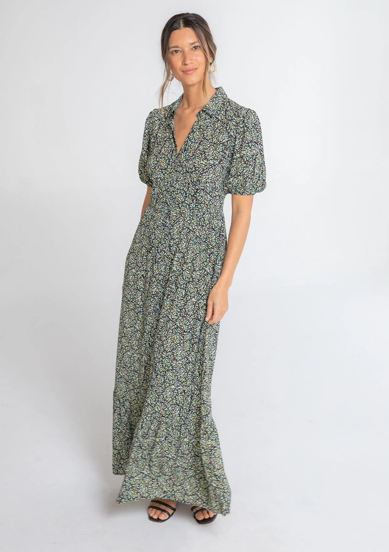 Misha Puff Sleeve Maxi Dress sold by lovestitch product image thumbnail 5