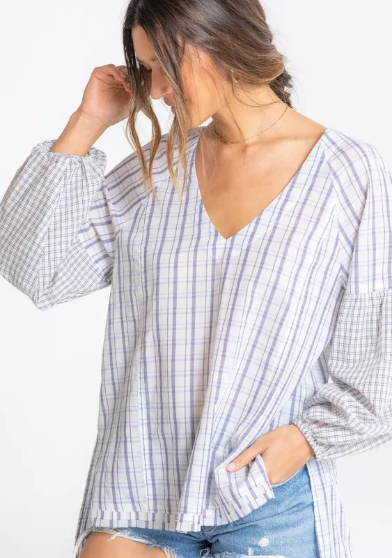 Quinn Oversized Plaid Shirt sold by lovestitch